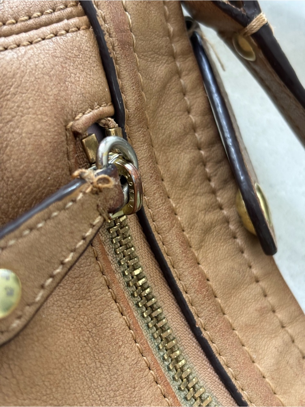 Coach Tan Leather Hobo Bag Classic Everyday Shoulder Bag - Picture 13 of 16